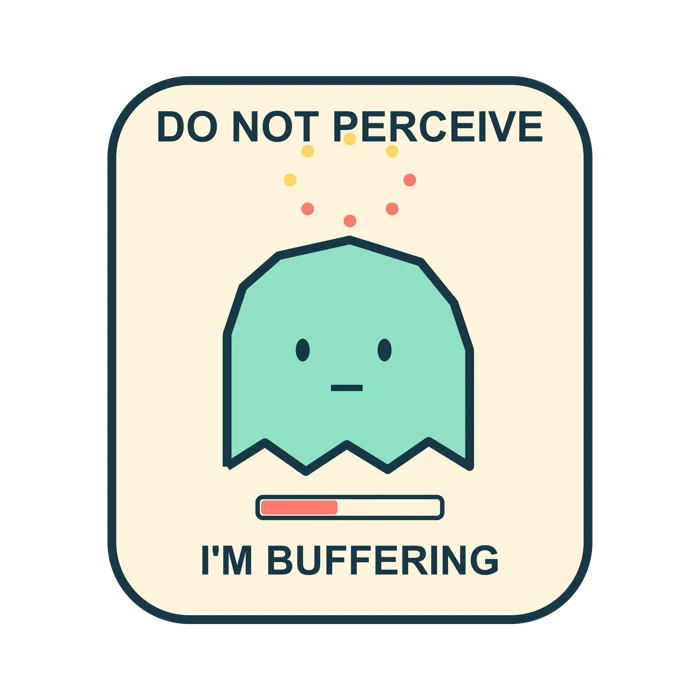 Do Not Perceive — Buffering Ghost original artwork